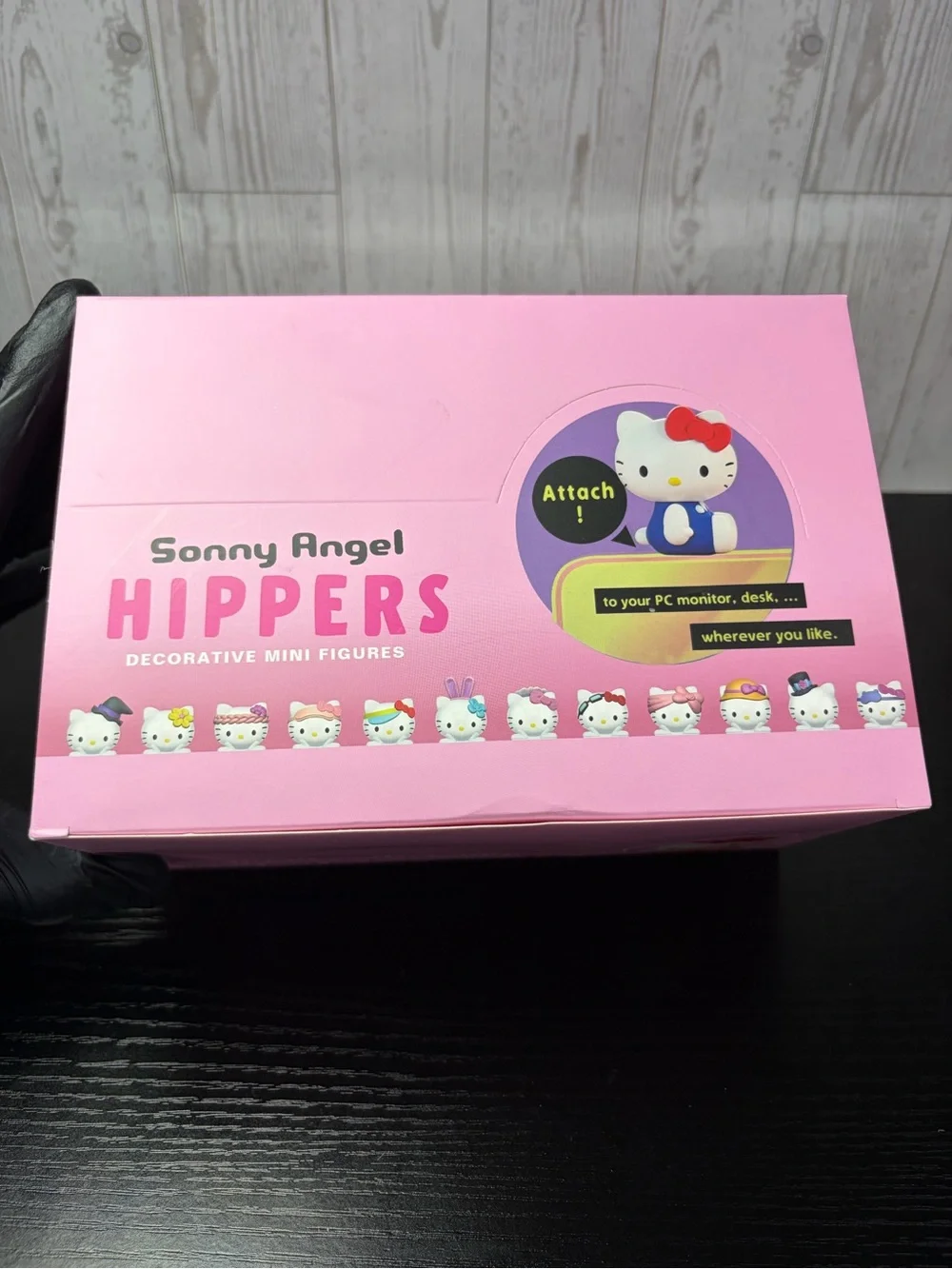 Cute Hello Kitty HIPPERS Decorative Mini Figure - Pink & Blue